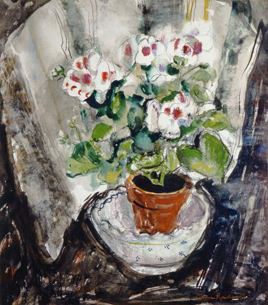 Detail of Pelargonium by Anne Redpath