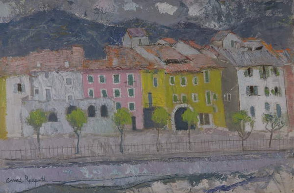 Detail of Sospel, Alpes Maritime by Anne Redpath
