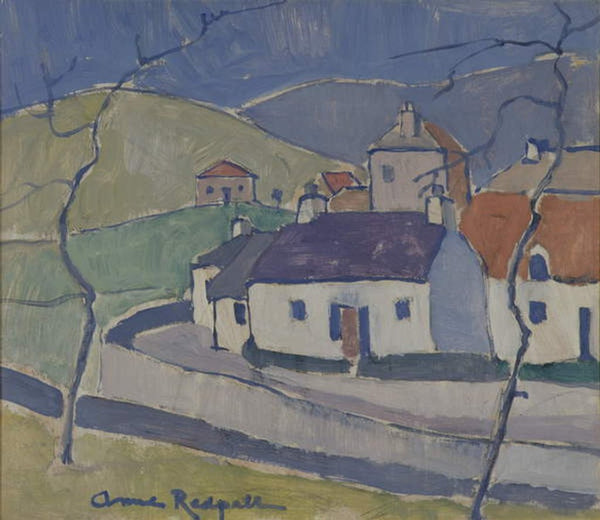 Farm at Ruberslaw, 1940 posters & prints by Anne Redpath