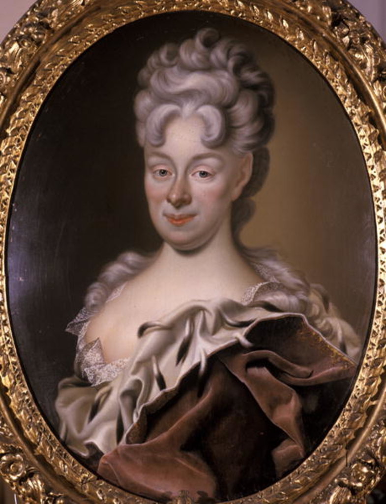 Detail of Magdalene Sybille, Duchess of Sachsen-Eisenach, 1708 by Christian Schilbach
