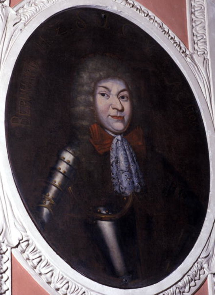 Detail of Bernhard I von Meiningen, Duke of Saxony, Cleve and Berg by German School