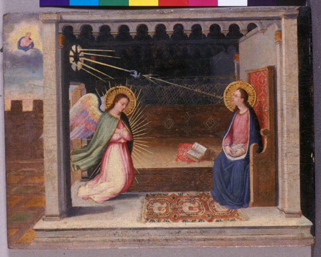Detail of The Annunciation, c.1500 by Italian School