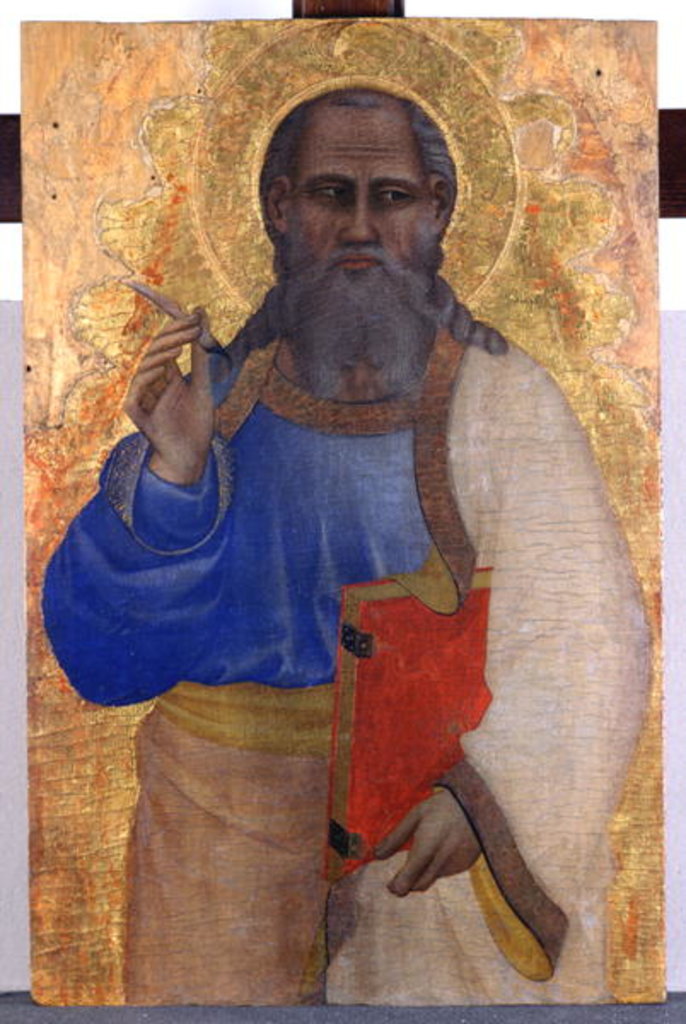 Detail of John the Evangelist, c.1365 by Giovanni del Biondo dal Casentino