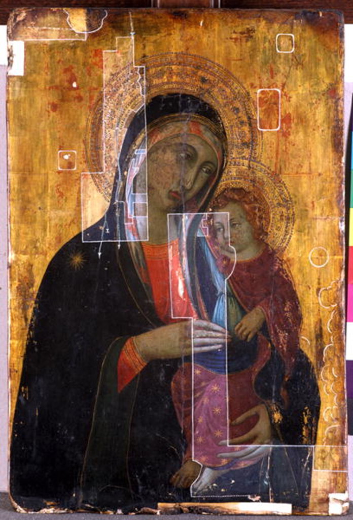 Detail of Madonna and Child by School European