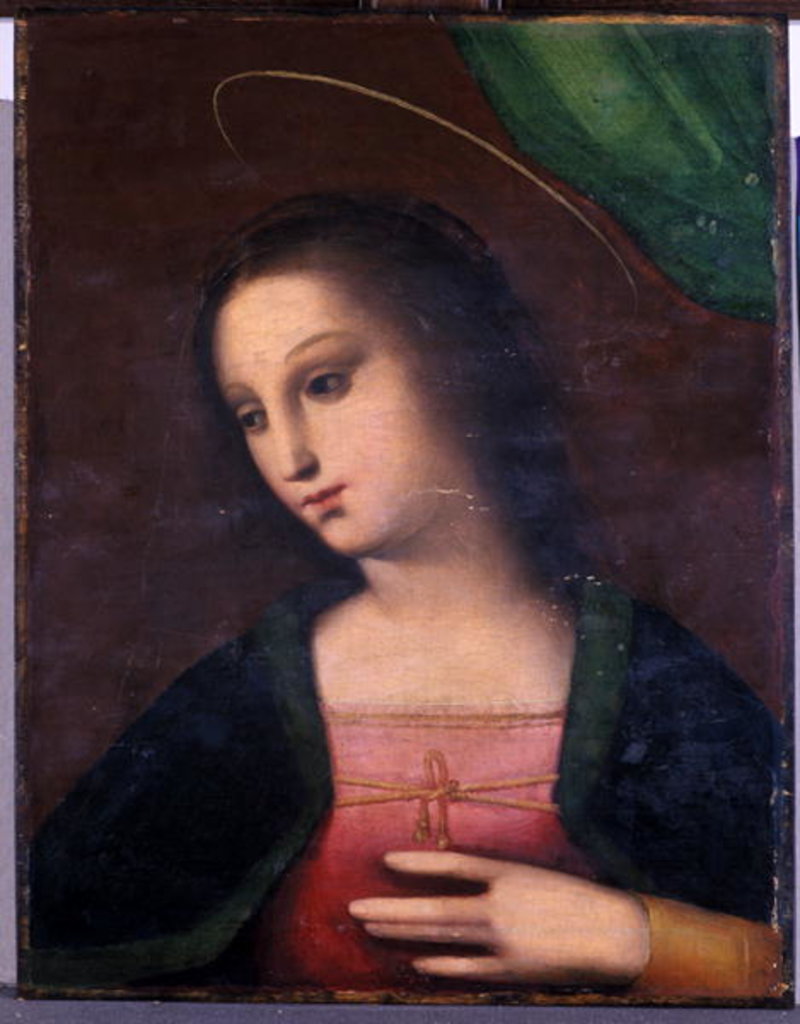 Detail of Portrait of Mary by A. Piccinelli