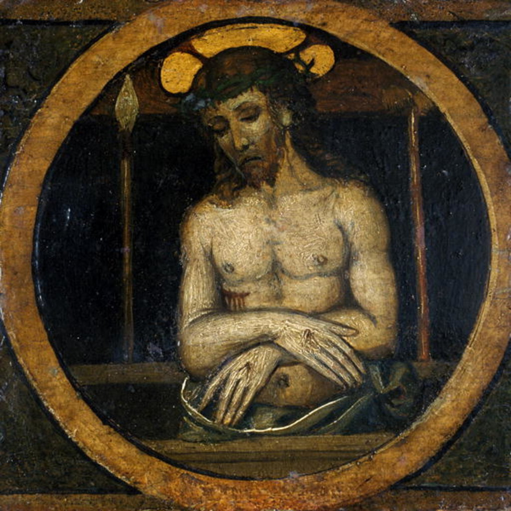 Detail of Christ Suffering by Italian School