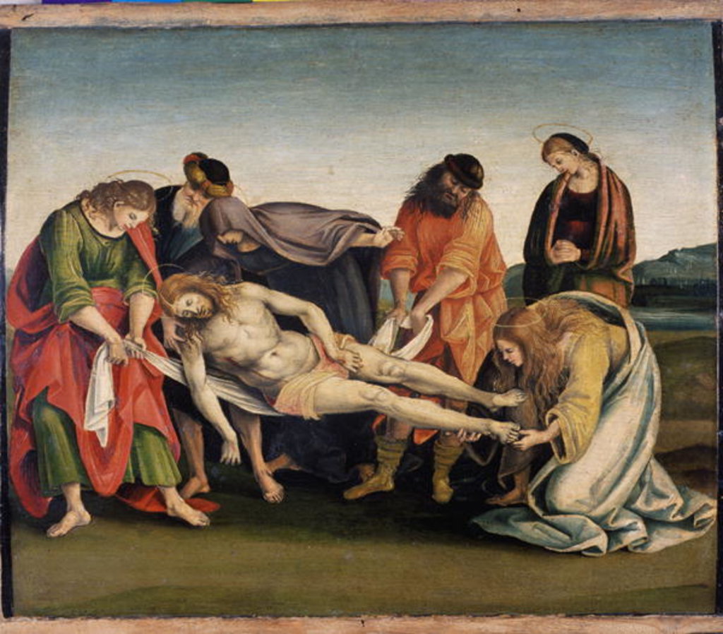 Detail of Christ being carried to his tomb, c.1507 by Luca Signorelli