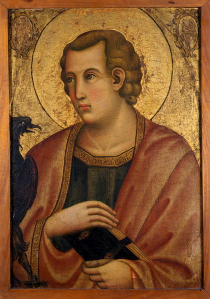 Detail of John the Evangelist by Master of San Torpe