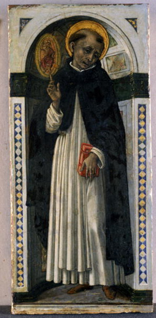 Detail of St. Vincent Ferrer, c.1500 by Guidoccio di Giovanno Cozzarelli