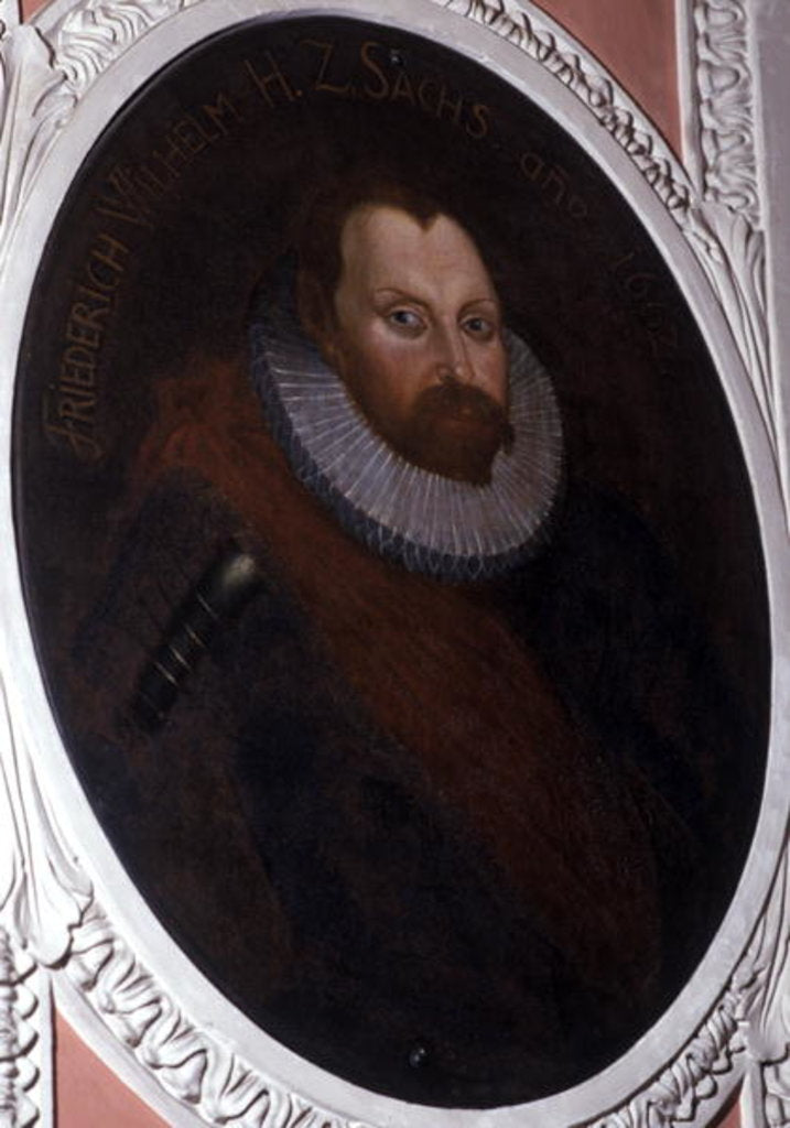 Detail of Friedrich Wilhelm von Altenburg, Duke of Saxony by German School