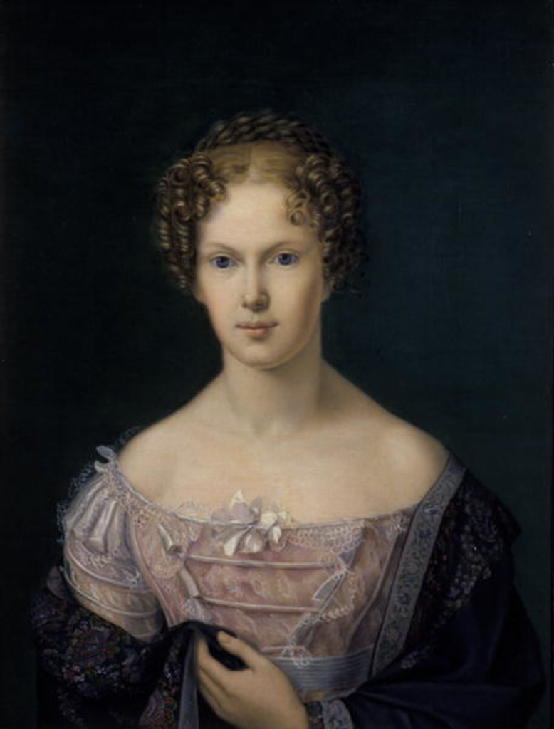 Detail of Marie, Duchess of Sachsen-Meiningen, 1825 by German School