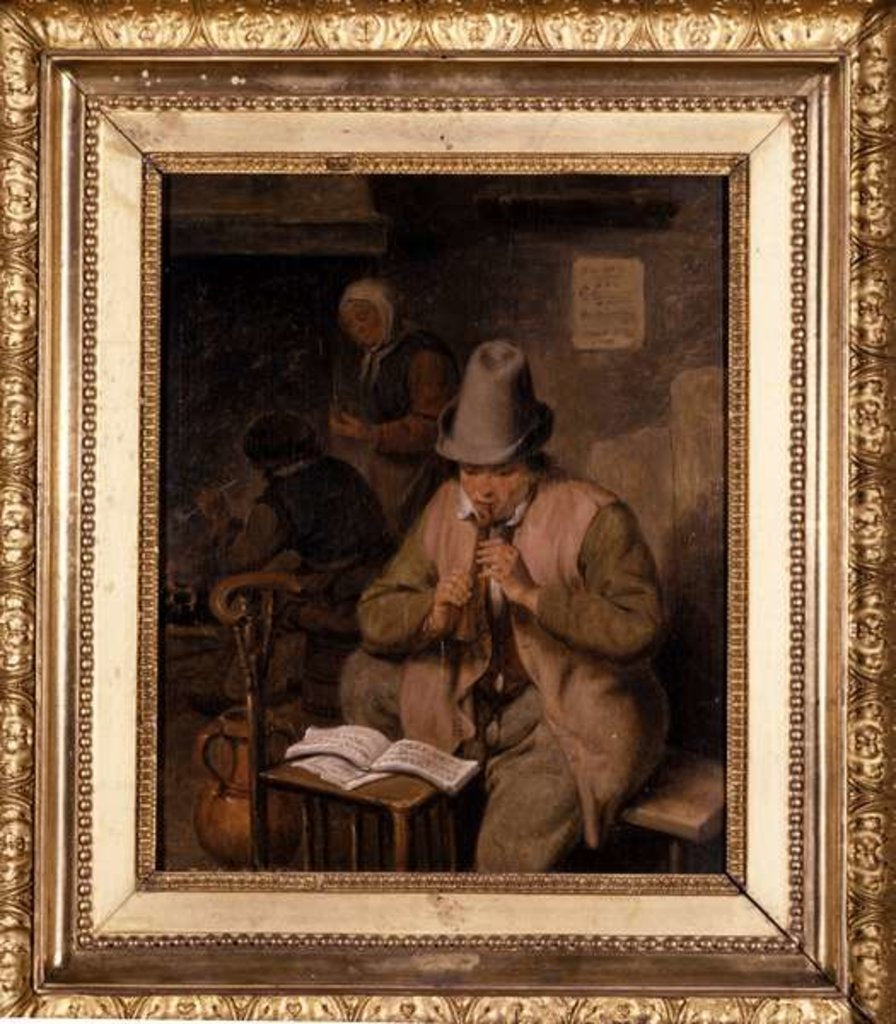 Detail of A Young Whistle Player, 1680 by Cornelis Dusart