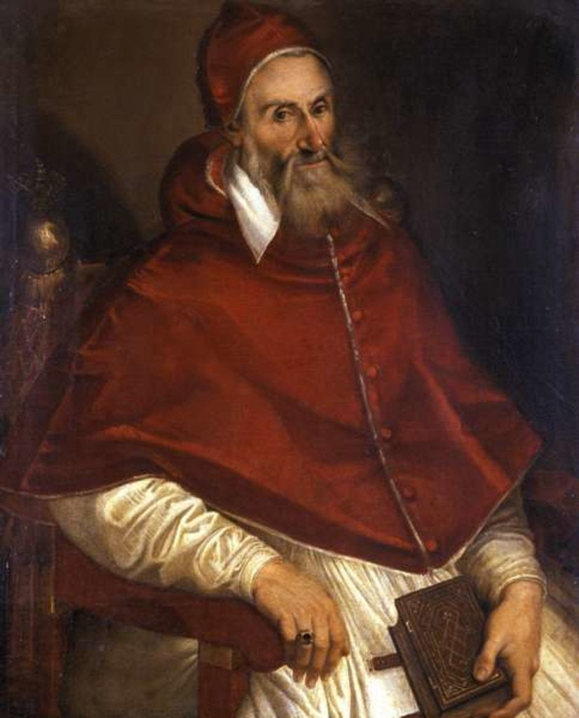 Detail of Pope Pius IV, 1586-1600 by Bartolomeo Passarotti