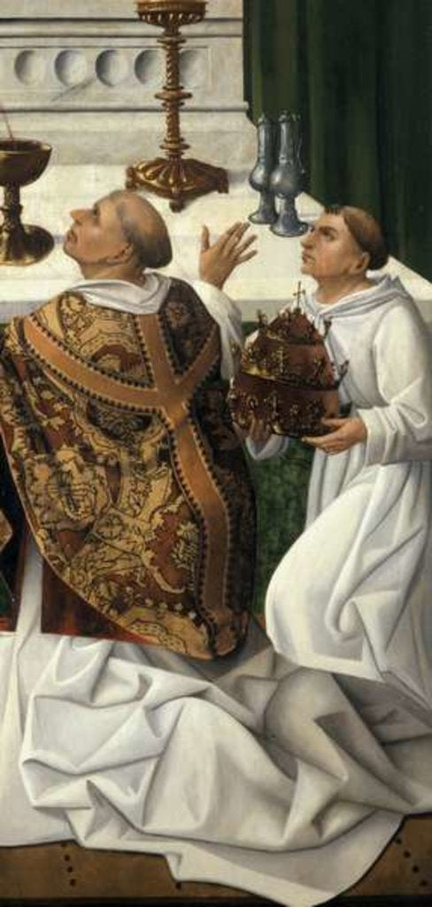 Detail of Detail of the Mass of St. Gregory, from an altarpiece of the Resurrection by German School
