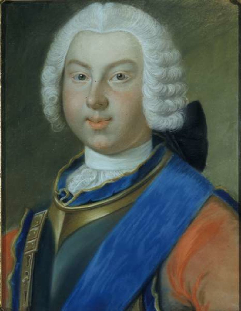 Detail of Frederick III, Duke of Herzog of Saxe-Gotha-Altenburg, 1740 by German School