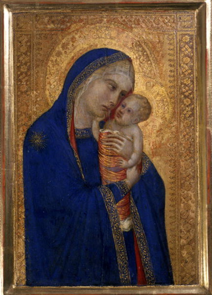 Detail of Madonna and Child, c.1330 by Pietro Lorenzetti