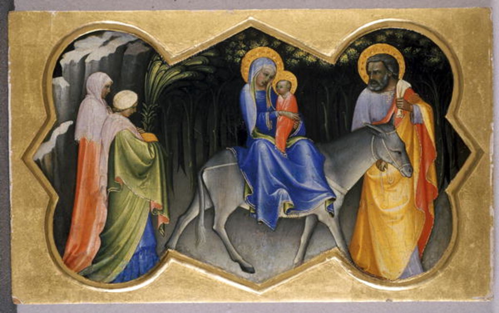 Detail of The Flight into Egypt, c.1405 by Lorenzo Monaco