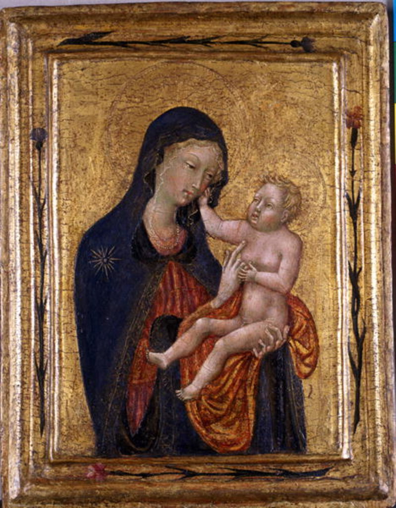 Detail of Madonna and Child, c.1445-47 by Giovanni di Paolo di Grazia