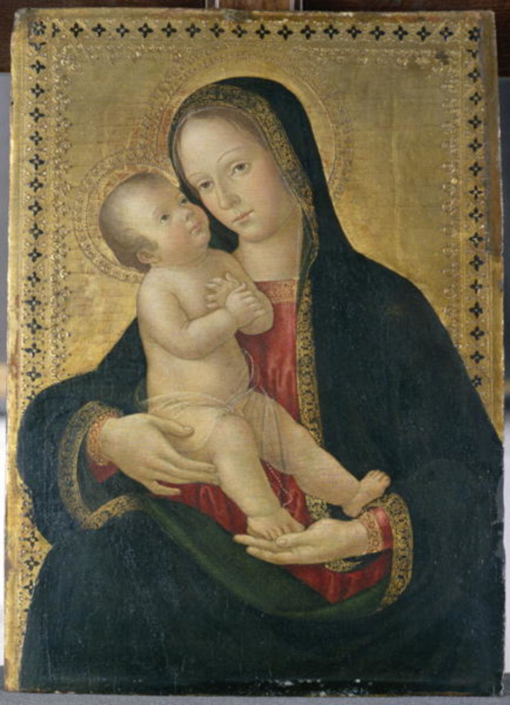Detail of Madonna and Child, c.1480-85 by Antoniazzo Romano