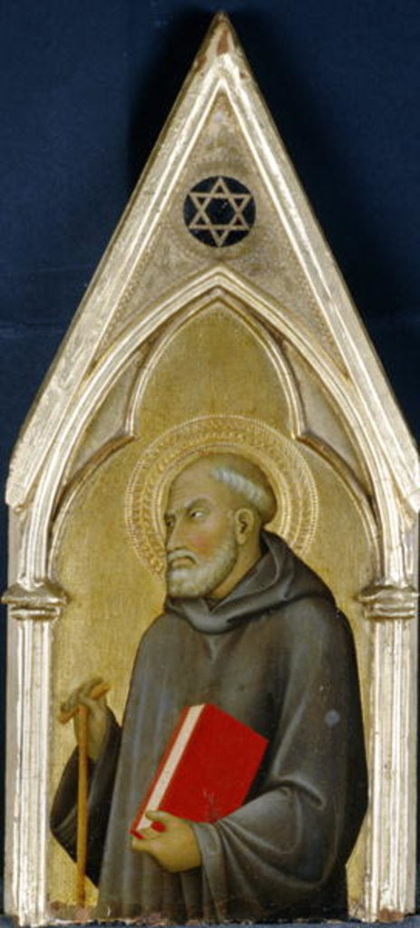 Detail of Saint, c.1340 by Barna da Siena