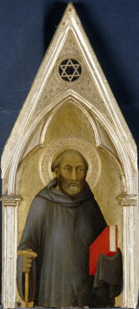 Detail of Saint, c.1340 by Barna da Siena