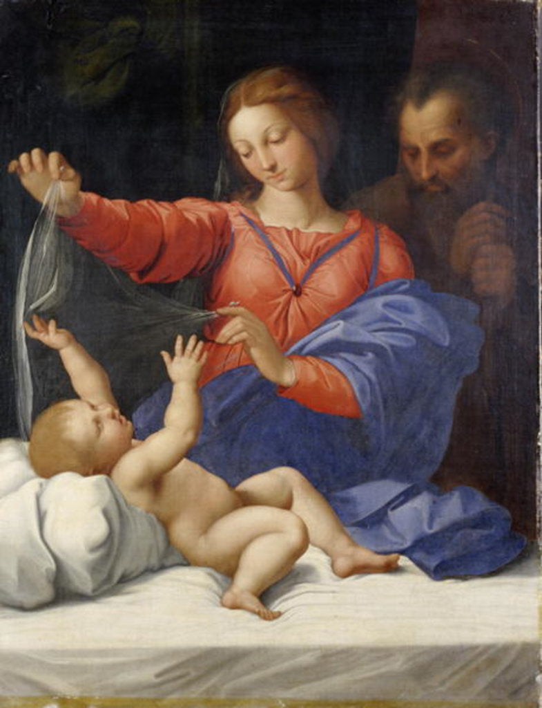 Detail of Madonna di Loreto by Italian School