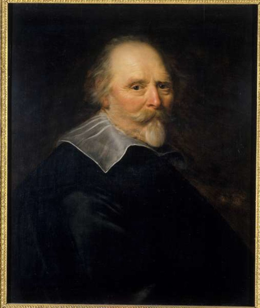 Detail of Portrait of an Old Man, 1643 by Abraham de Vries