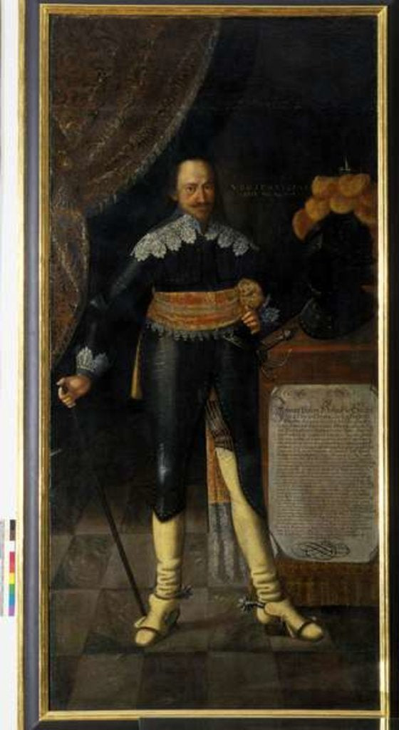 Detail of Johann Ernst, Duke of Saxe-Eisenach, 1666 by Christian Richter