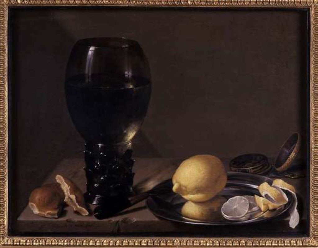 Detail of Still life with Wine Glass, 1628 by Jan Davidsz. de Heem