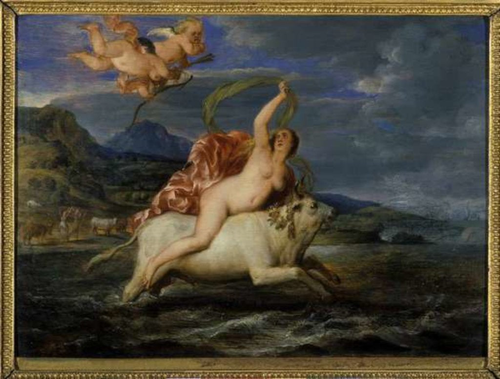 Detail of Europa and the Bull, 1650 by Frans Wouters