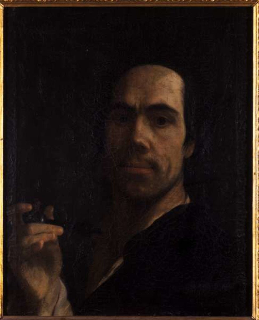 Detail of Self portrait by Christian Seybold