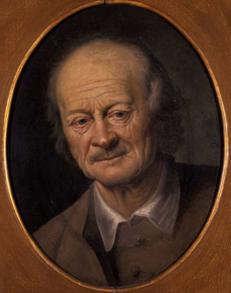 Detail of Portrait of an old man by Jacob-Samuel Beck