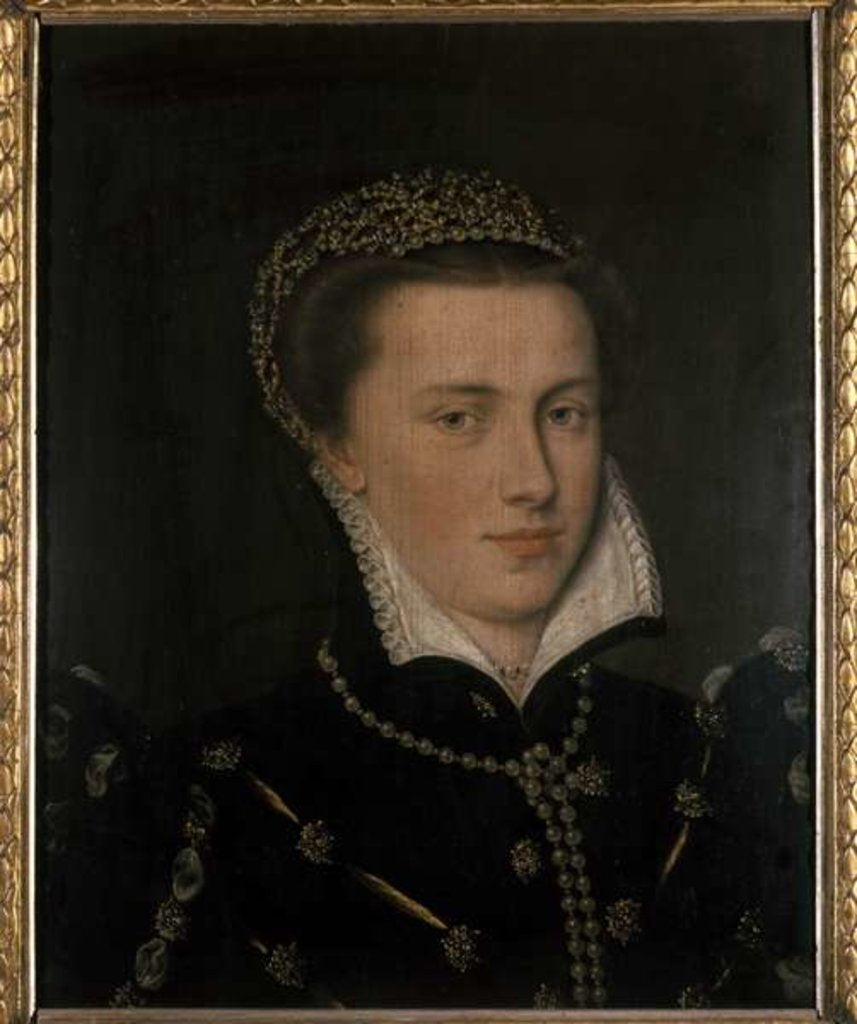 Detail of Agnes, Countess of Mansfeld by German School