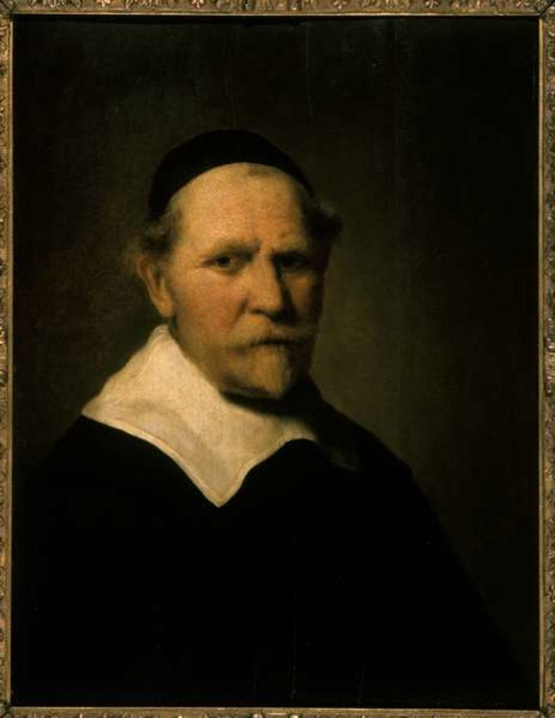 Detail of Portrait of an old man by Ferdinand Bol