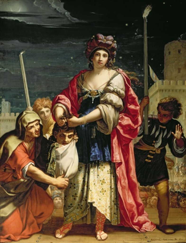 Detail of Judith with the Head of Holofernes by Elisabetta Sirani