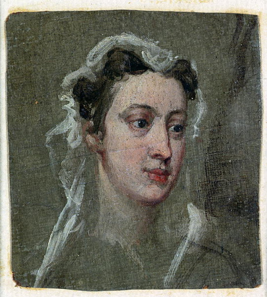 Detail of Lavinia Fenton in the role of Polly Peachum from 'The Beggar's Opera' in 1728 by William Hogarth