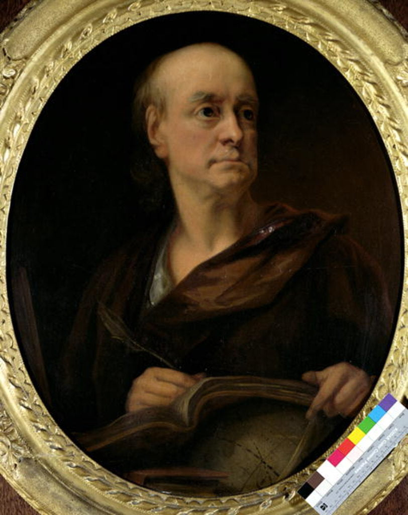 Detail of Sir Isaac Newton by Antonio Verrio