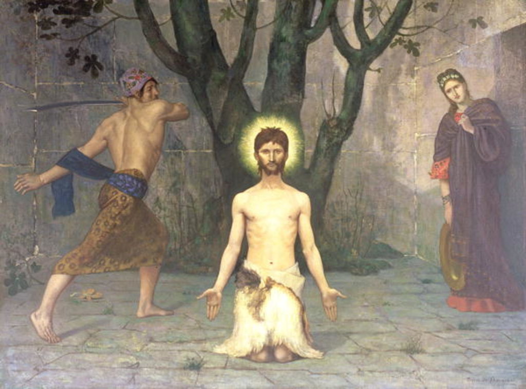 Detail of The Beheading of St. John the Baptist, 1869 by Pierre Puvis de Chavannes