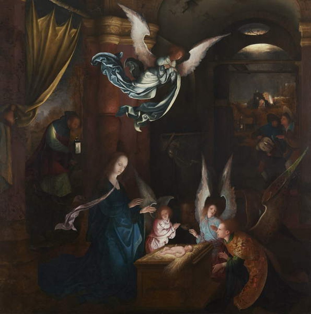 Detail of The Nativity, c.1515-20 by Jan de Beer