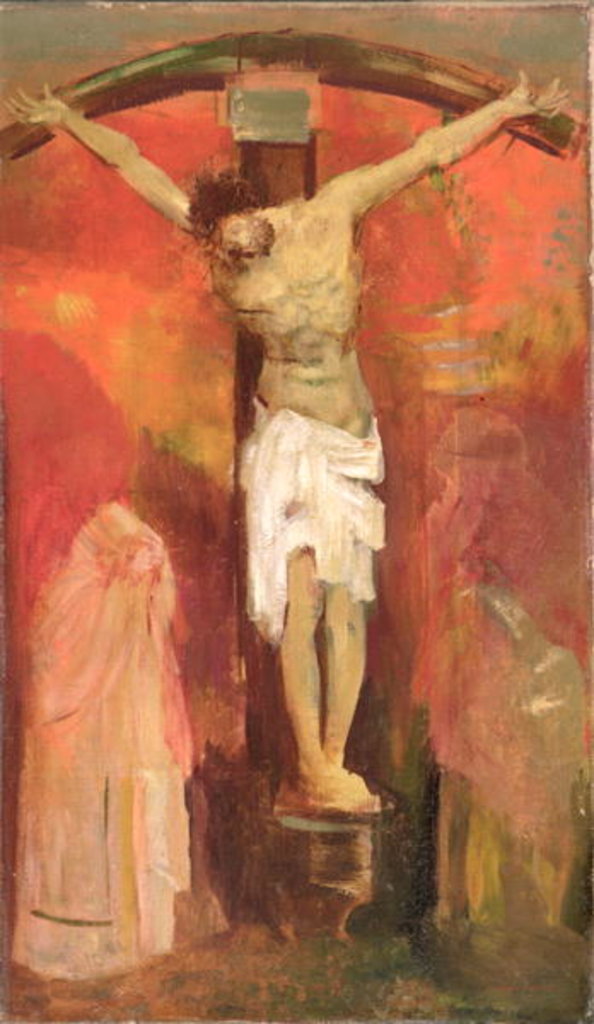Detail of The Crucifixion, c.1904 by Odilon Redon