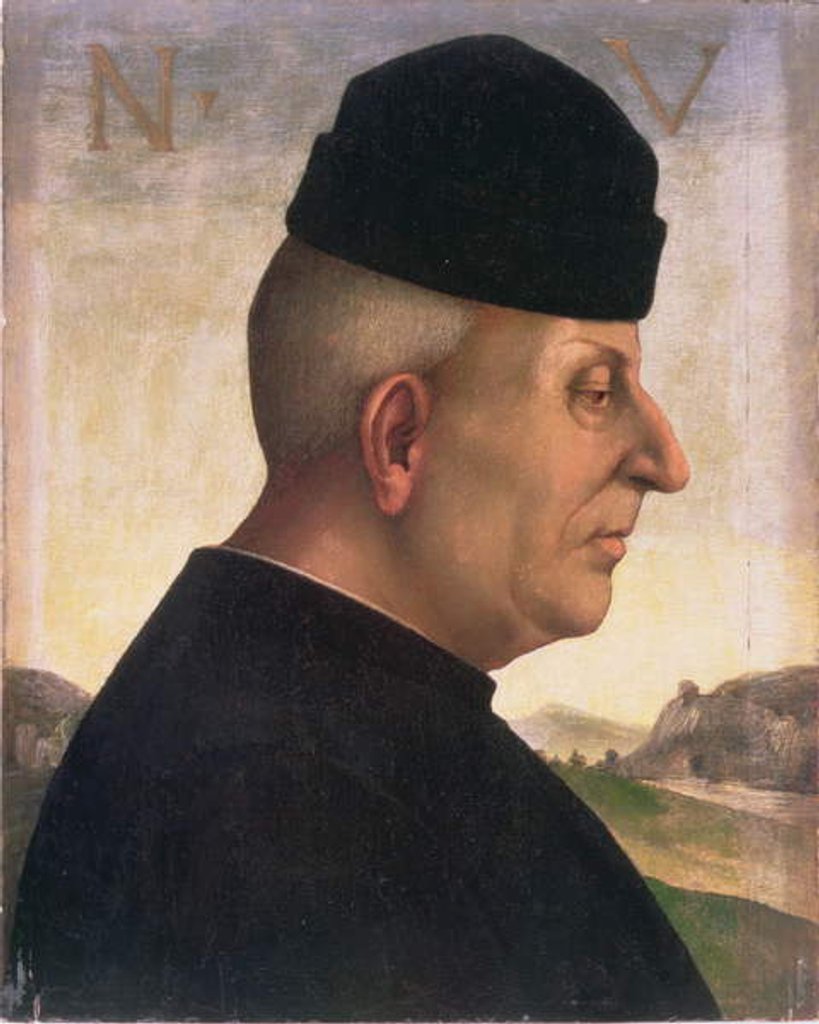 Detail of Portrait of Niccolo Vitelli by Luca Signorelli