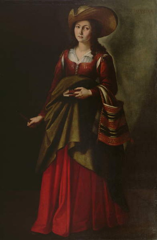 Detail of St. Marina by Francisco de Zurbaran