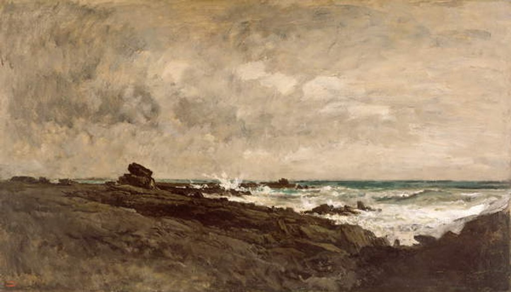 Detail of Seascape, c.1867 by Charles Francois Daubigny