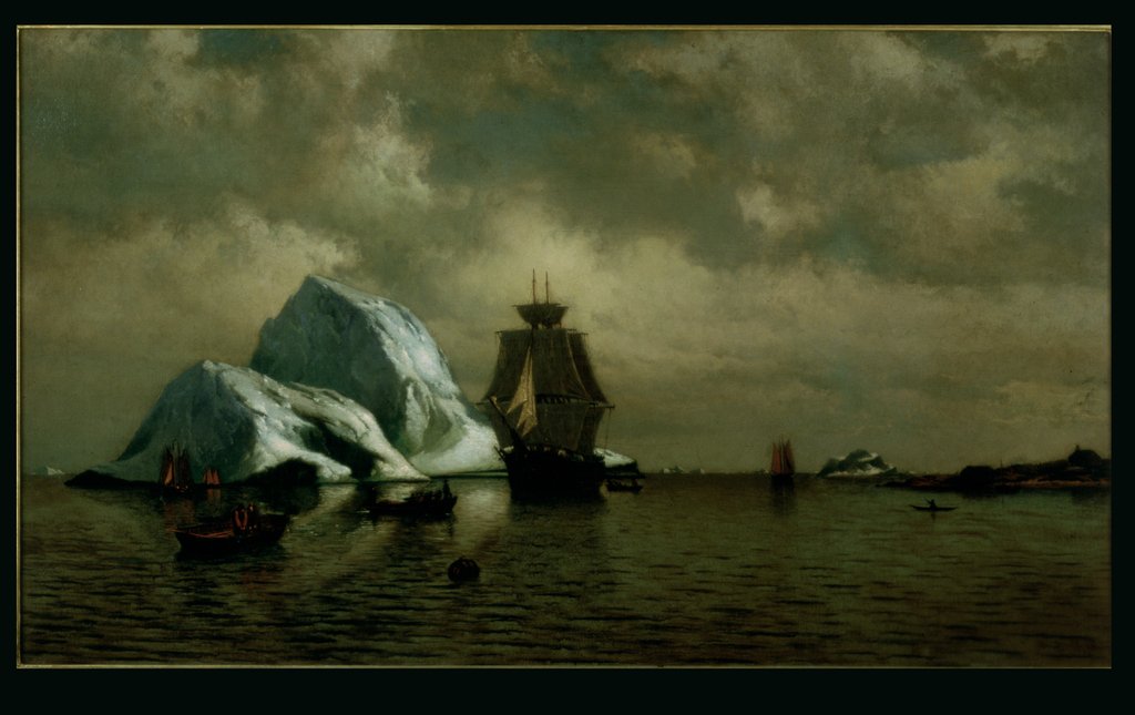 Detail of Afternoon on the Labrador Coast, 1878 by William Bradford