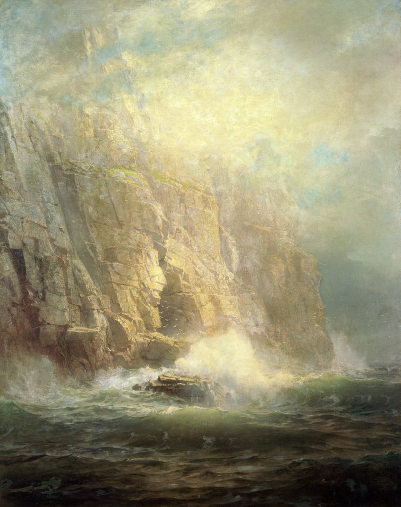 Detail of Lands End, Cornwall, 1888 by William Trost Richards