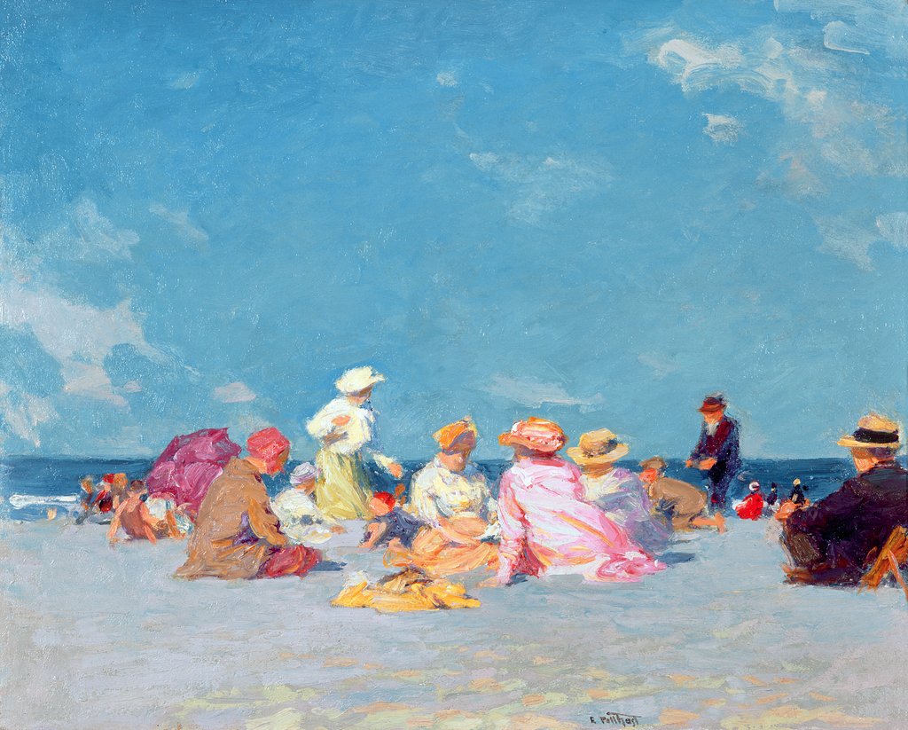 Detail of Afternoon Fun, c.1907-27 by Edward Henry Potthast