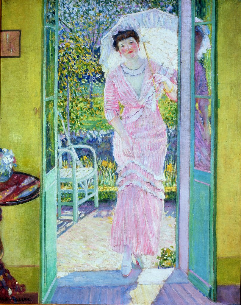 Detail of Good Morning, c.1912-13 by Frederick Carl Frieseke