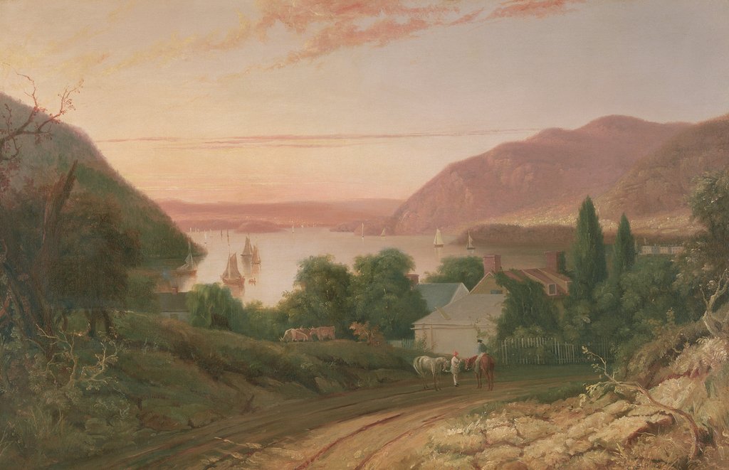 Detail of Hudson River with a Distant View of West Point, 1834 by Captain Seth Eastman