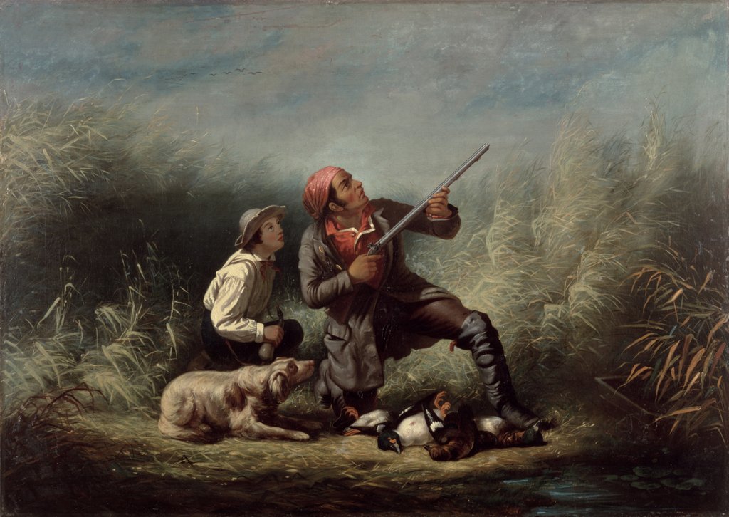 Detail of On the Wing, c.1850 by William Tylee Ranney