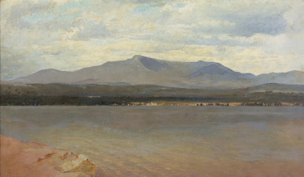 Detail of Lake Champlain, 1868 by Alexander Helwig Wyant